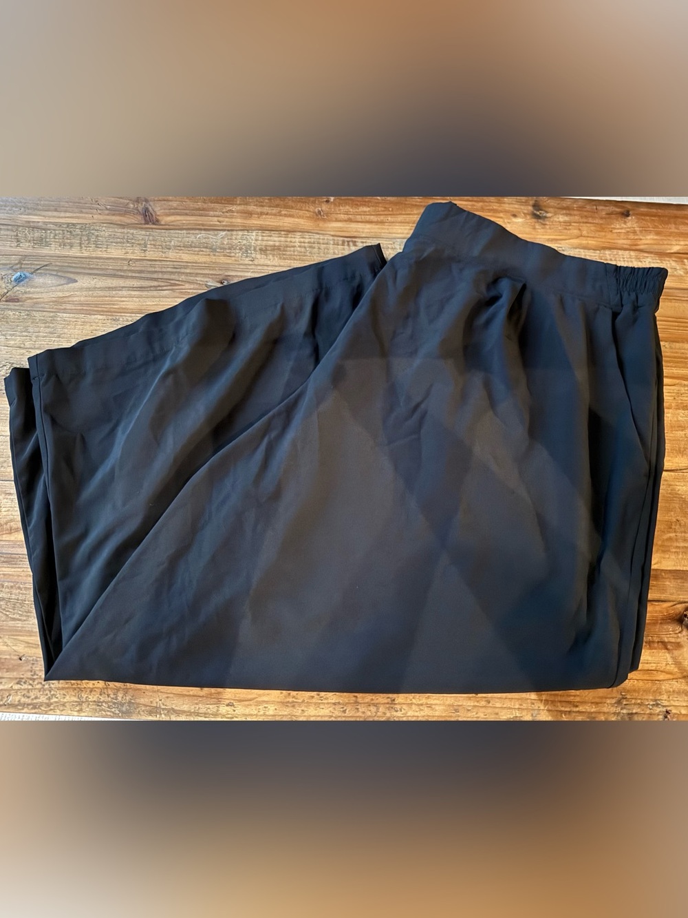 Athleta Black Brooklyn Wide Leg Crop Pants
